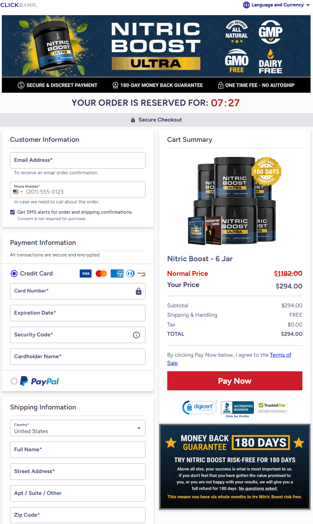 Nitric Boost Ultra Discount